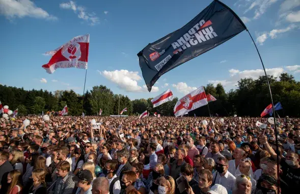 Митинг в Минске, 30 июля 2020-го / Еврорадио