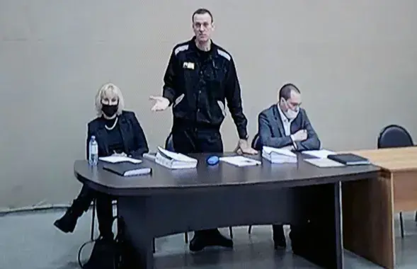 Алексей Навальный на суде​ / Reuters