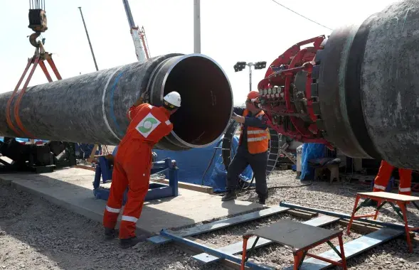 У Расіі разлічваюць завяршыць будаўніцтва газаправода да канца 2021 года​&nbsp;/ Reuters