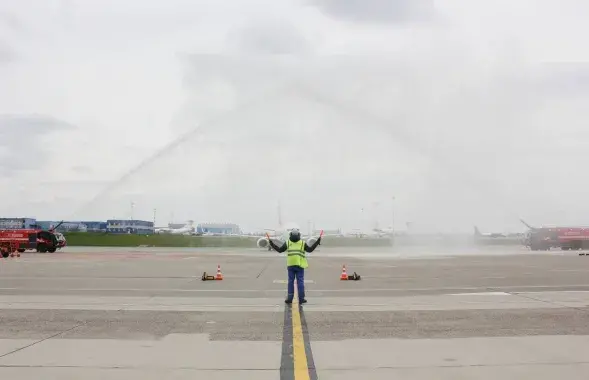 Самалёт Nordwind ў Мінску​&nbsp;/&nbsp;t.me/MinskNationalAirport