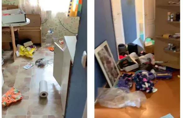 Квартира Юлианны Шеметовец после визита силовиков