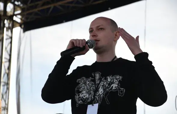 Эдуард Пальчис на праздновании Дня Воли / Еврорадио​