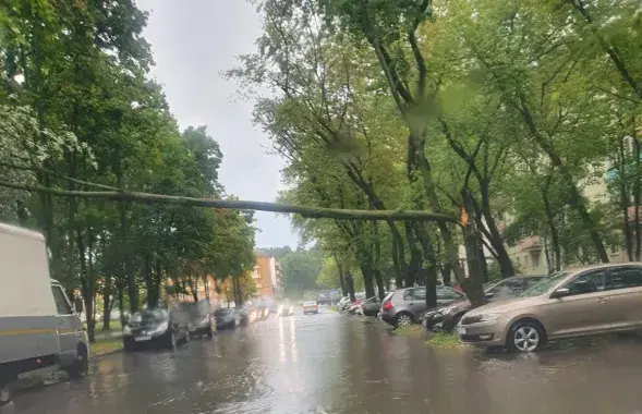 Ливень в Минске / mchs.gov.by​