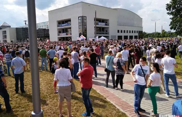 Пікет Святланы Ціханоўскай у&nbsp;Магілёве / nn.by