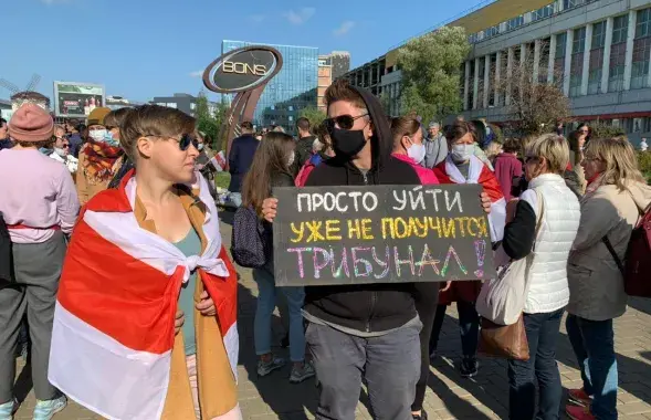 На жаночым маршы ў Мінску / Еўрарадыё