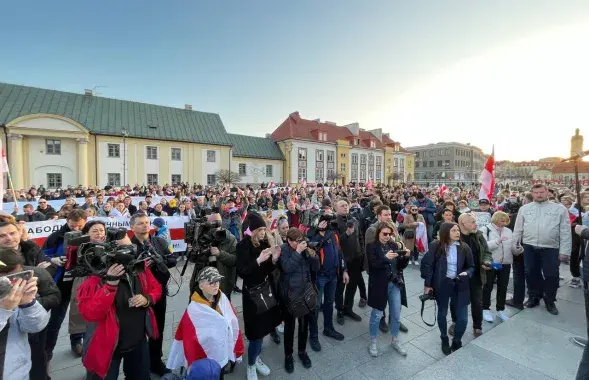 Митинг в Белостоке / пресс-служба Тихановской​