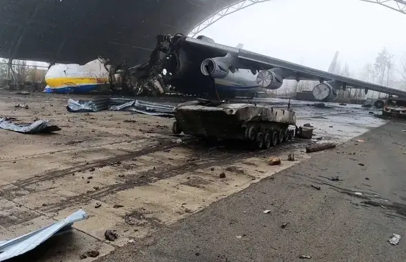 Самы вялікі самалёт пасля прысутнасці расійскіх войскаў / сацсеткі​
