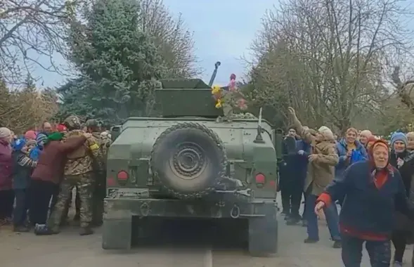 Так в Херсоне встречали ВСУ /&nbsp;Командування Сил спеціальних операцій ЗС України&nbsp;
