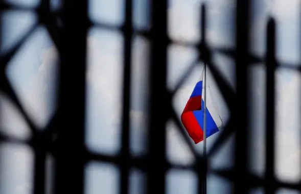 Сцяг над расійскім пасольствам у Вашынгтоне / Reuters&nbsp;