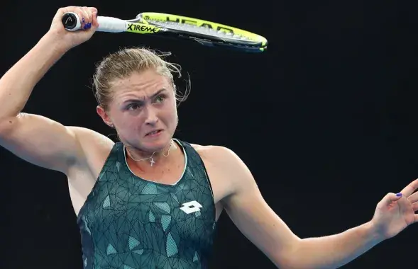 Aliaksandra Sasnovich. Photo: wtatennis.com