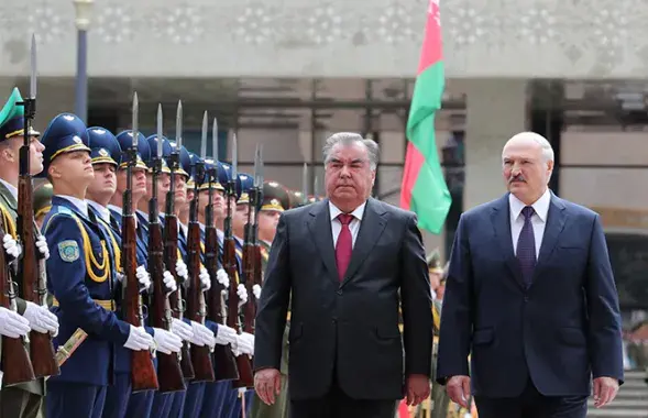 Эмомали Рахмон и Александр Лукашенко​ / president.gov.by