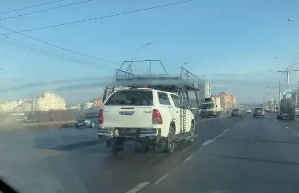 У сталіцы заўважаныя новыя &quot;Рубяжы&quot; на базе Toyota.