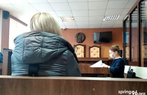 Екатерина Сазонова в суде / spring96.org​
