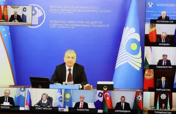 У апошні час з-за пандэміі саміты СНД праходзілі ў анлайн-фармаце