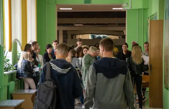 Студэнты, ілюстрацыйнае фота
