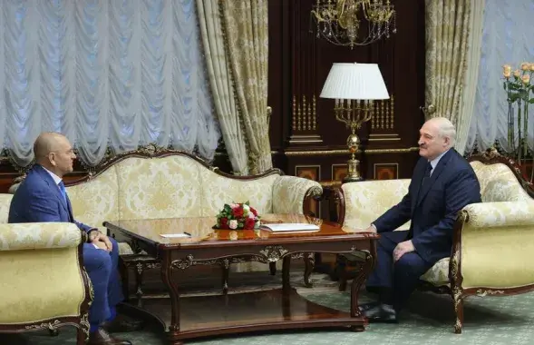 Яўген Шаўчэнка на прыёме ў Аляксандра Лукашэнкі / president.gov.by​​