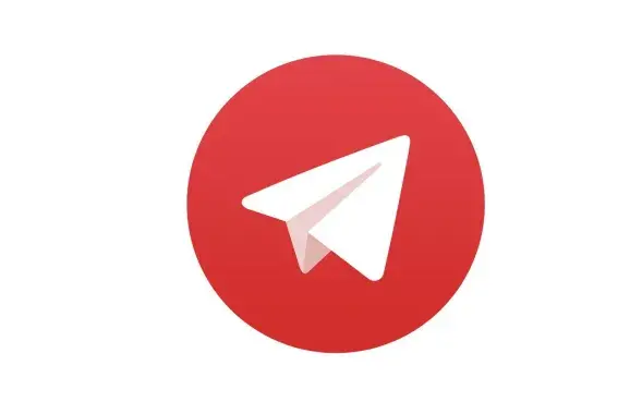 Значок телеграма ў БЧБ-колерах