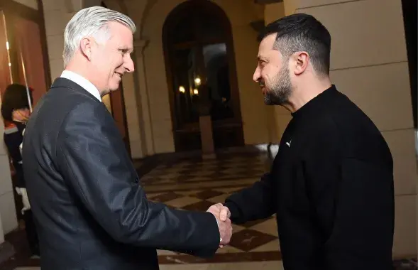 Владимир Зеленский и король Бельгии&nbsp;Филипп I /&nbsp;facebook.com/BeMonarchie
