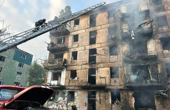 Пострадавшая пятиэтажка в Кривом Роге /@dnipropetrovskaODA
