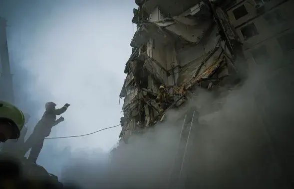 Разбор завалаў у Дняпры/&nbsp;@dsns_telegram
