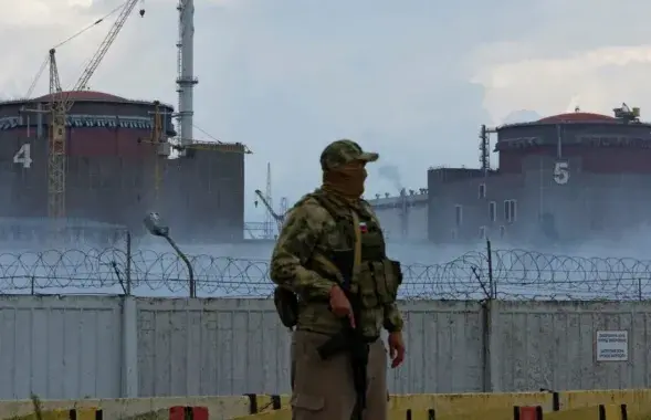 Запарожская АЭС знаходзіцца пад кантролем расійскіх войскаў / Reuters
