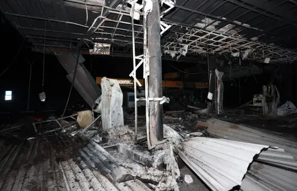 Российский снаряд попал в автостанцию в Днепре /&nbsp;@dnipropetrovskaODA
