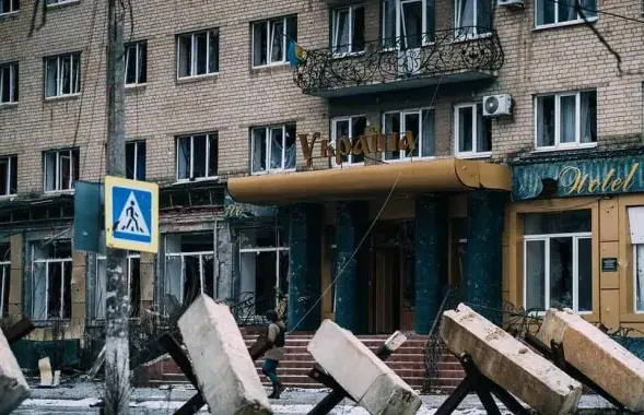 Бахмут&nbsp;— город, который сейчас пытаются окружить россияне / фото Петр Батанов,&nbsp;facebook.com/GeneralStaff.ua
