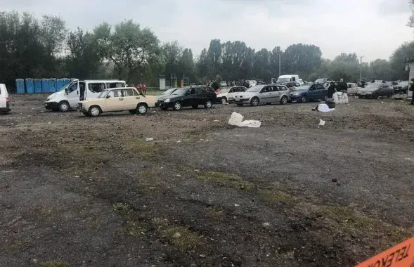 Несколько ракет попали в гуманитарную колонну /&nbsp;suspilne.media
