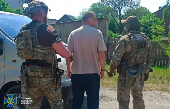 СБУ затрымала беларуса па абвінавачанні ў шпіянажы / t.me/SBUkr
