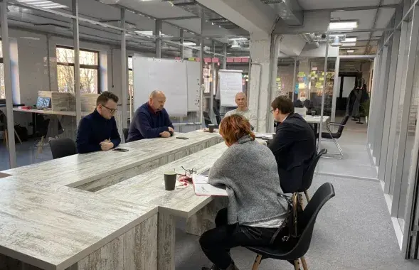 Во время "круглого стола" / Еврорадио​