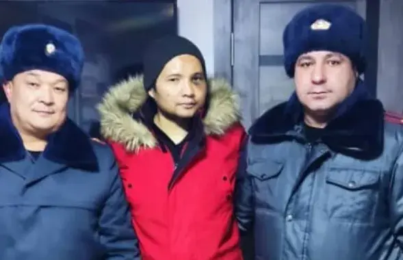 Музыкант Вікрам Рузахунаў&nbsp;пасля вяртання ў Кыргызстан / mvd.gov.kg