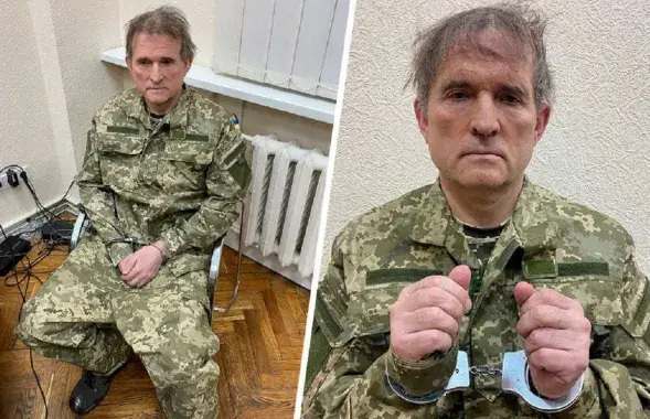 Партийный лидер Виктор Медведчук в СБУ