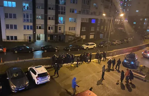 Задержание в Минске вечером 5 января / ТГ-канал Антона Мотолько