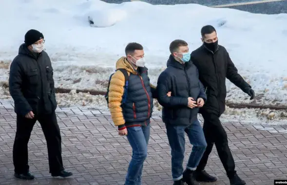 Затрыманне ў Мінску ў сярэдзіне студзеня​ / svaboda.org