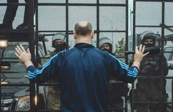 Владимир Жихар на марше героев 13 сентября 2020-го в Минске / spring96.org​