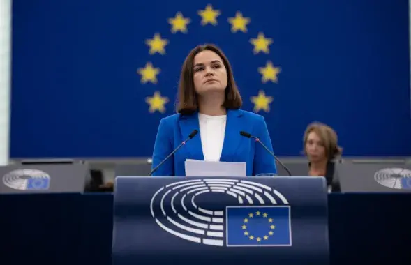 Святлана Ціханоўская ў Еўрапарламенце