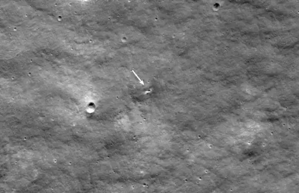 "Месяц-25" усё ж пакінуў свой след / nasa.gov