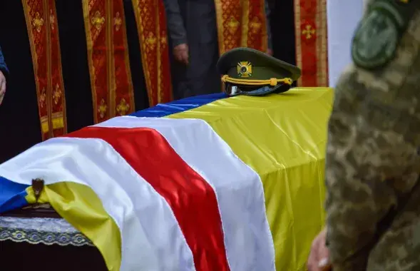 Похороны белоруса в Коломые