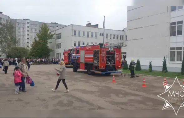 З будынка вывелі каля 630 чалавек