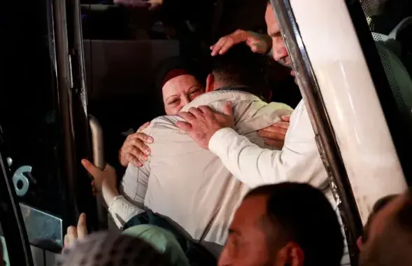 Палестынскі зняволены, якога обмянялі на заложнікаў