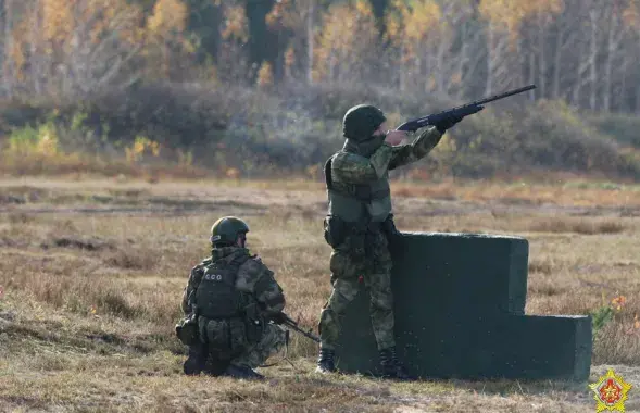 Байцы Сіл спецаперацый на вучэннях, ілюстрацыйнае фота