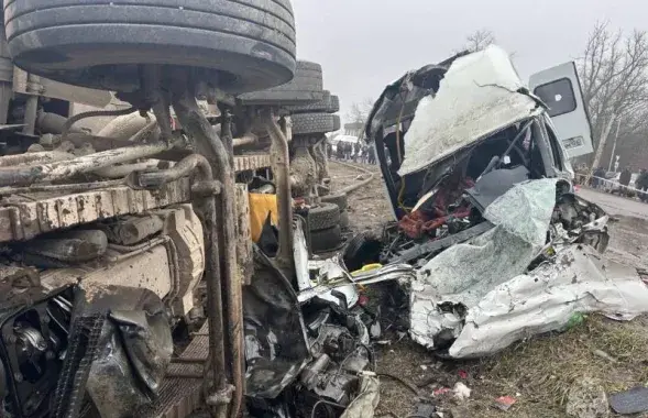 На месцы аварыі