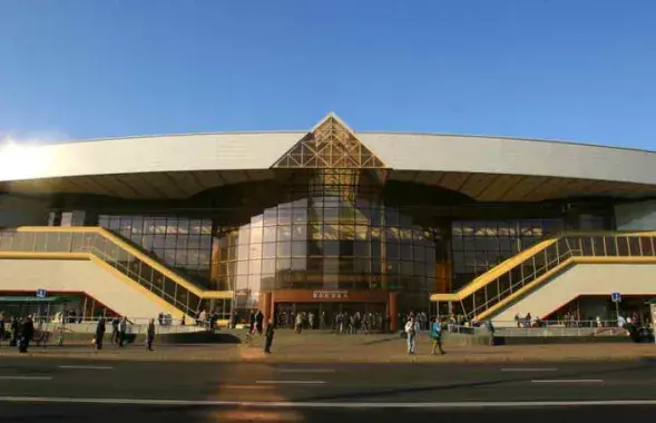 Чыгуначны вакзал у Мінску
