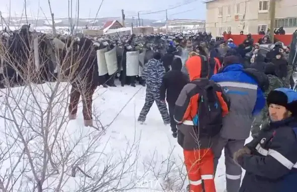 Митинг у суда в Баймаке (Башкортостан)