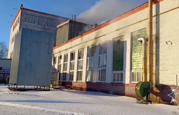 Пажар на аршанскім хлебазаводзе