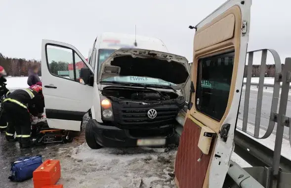Аварыя з маршруткай

