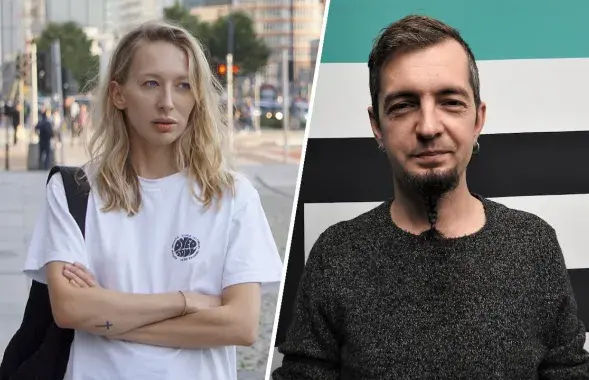 Яўгенія Сугак і Стась Карпаў
