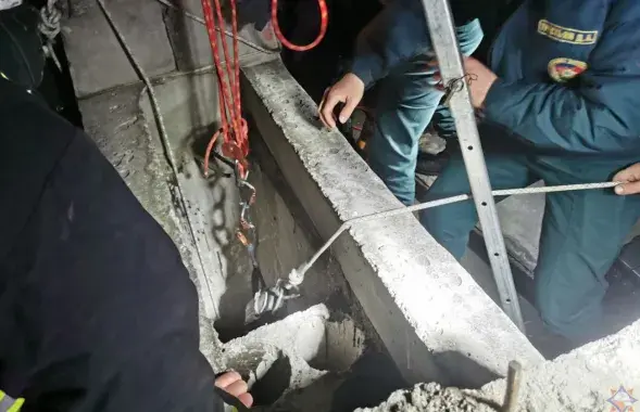Для выратавання выкарысталі альпінісцкі рыштунак
