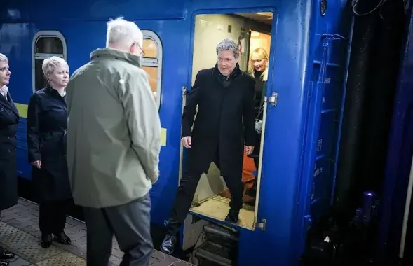 Вице-канцлер Германии Роберт Хабек прибыл в Киев
