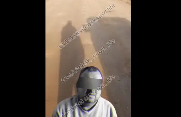 Мужчына, затрыманы за ролік у TikTok&nbsp;
